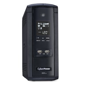 CyberPower BRG850AVRLCD UPS 850VA/510W 10 Outlets AVR LCD USB Ports Mini Tower