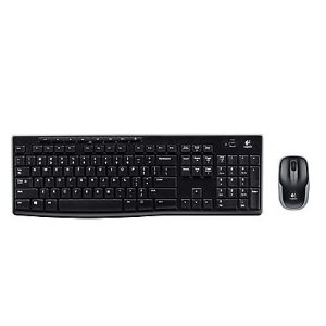 Logitech MK270 Full-Size Wireless Keyboard and Compact Mouse Combo (920-004536)