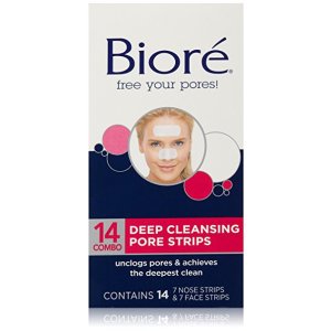 Biore Deep Cleansing Pore Strips Combo Pack, 14 strips