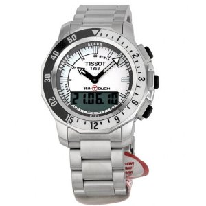 TISSOT Sea Touch White Dial Chronograph Men's Watch T0264201103100