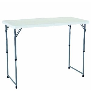 Lifetime 4428 Height Adjustable Folding Utility Table