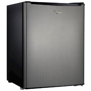 Whirlpool 2.7 Cu. Ft. Mini Refrigerator Stainless Steel