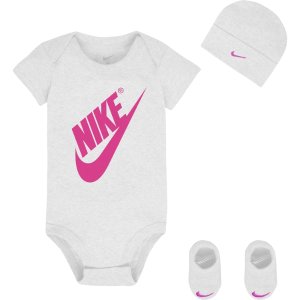 Nike Newborn Girls' Big Nike 3 Piece Set