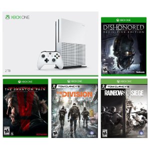 Xbox One S 2TB + The Division + MGS V + Dishonored + Siege