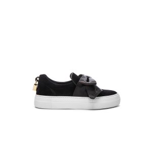 Buscemi 40MM Suede Bow Sneakers in Black