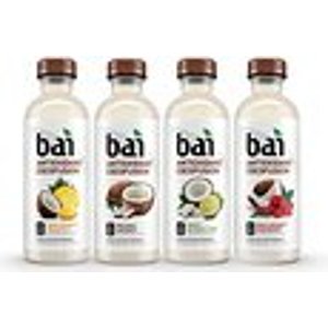 Bai Cocofusions Variety Pack, Antioxidant Infused Beverage, 18 Ounce (Pack of 12)