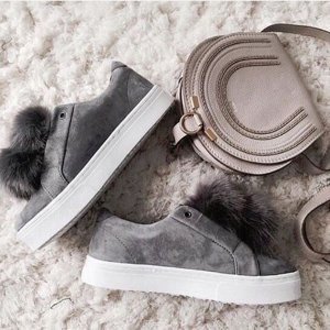Sam Edelman Leya Faux Fur Laceless Sneaker @ Lord & Taylor