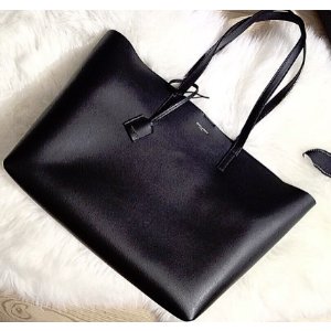 Saint Laurent Large Smooth Leather Shopping Tote @ Saks Fifth Avenue