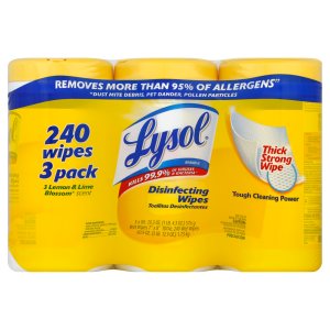 Lysol消毒湿巾, 240ct