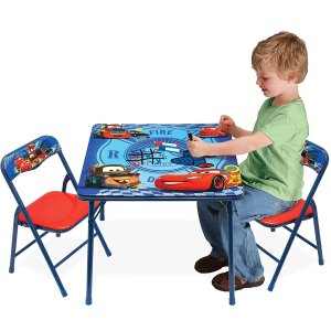 Disney Cars Hometown Heroes Erasable Activity Table Set with 3 Markers