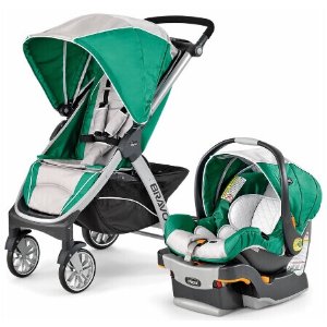 智高Chicco Bravo Trio系列童车汽车座椅套装，绿色款