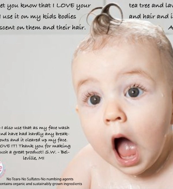 california baby bath wash