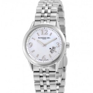 Raymond Weil Freelancer Mother of Pearl Ladies Watch 5670-ST-05907