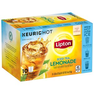Lipton K-Cups 柠檬冰茶， 10杯