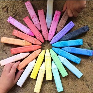 Crayola  绘儿乐户外彩色粉笔24色