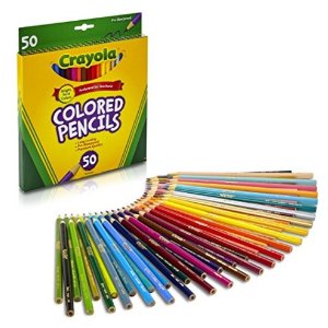 销量冠军！Crayola 彩色铅笔50支装
