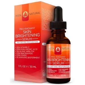 InstaNatural Vitamin C 25% Serum for Face with Hyaluronic Acid 1 OZ