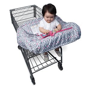 Boppy Shopping Cart and High Chair Cover, Park Gate Pink
