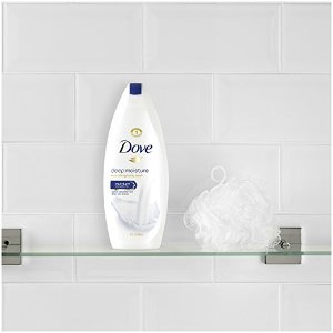 Dove Body Wash, Deep Moisture 22 Ounce, (Pack of 4)