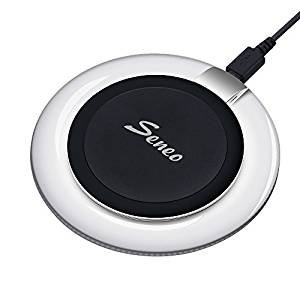 Seneo Wireless Charger QI Wireless Charging Pad for ALL Qi-Enabled Devices