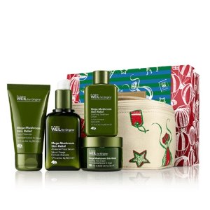 Dr. Weil for Origins Mega Relief 4-Piece Gift Set With Bag