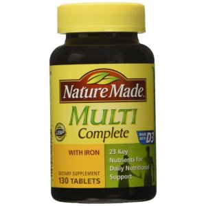 Nature Made Multi Complete with Iron 130 Tablets