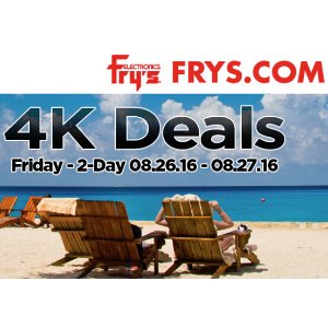 Email Promotion Deals Aug 26 - Aug 27, 2016 @ Fry's