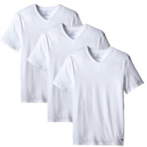 Tommy Hilfiger Men's 3-Pack Cotton V-Neck T-Shirt