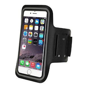 Refoss Water Resistant Sports Armband with Screen Protector for iPhone 7, 7 Plus, 6, 6S, 6 Plus(5.5-Inch), Galaxy S6/S5, Note 4 with Key Holder