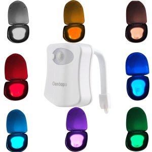 Oenbopo Colorful Motion Sensor Toilet Nightlight