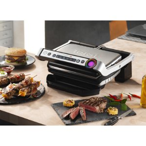 T-Fal GC704 OptiGrill Stainless, Black, Red, or Blue