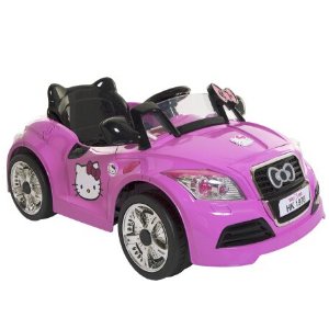 Dynacraft Hello Kitty 6V Sports Car Battery-Powered Ride-On