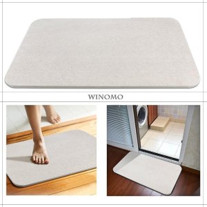 WINOMO Natural Antibacterial Anti-Slip Bathroom Mat