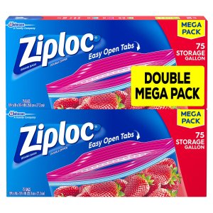 Ziploc 食品保鲜密封袋150个