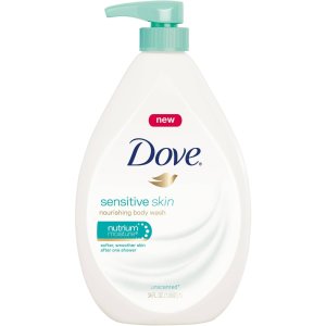 Dove Body Wash, Sensitive Skin Pump 34 oz