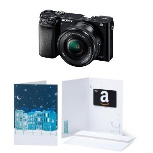 Sony Alpha a6000 Mirrorless Camera w/ 16-50mm Lens + $50 GC