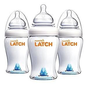 Munchkin 麦肯齐Latch系列奶瓶 8盎司 3个装