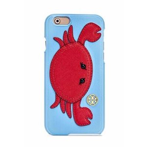 CARL THE CRAB APPLIQUÉ HARDSHELL CASE FOR IPHONE 6 @ Tory Burch