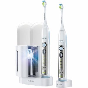 Philips Sonicare FlexCare电动牙刷2把套装附带消毒盒