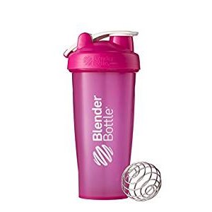 BlenderBottle Classic Loop Top Shaker Bottle, Pink/Pink, 28-Ounce Loop Top