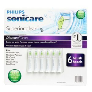 Philips Sonicare DiamondClean 电动牙刷替换刷头 6个装