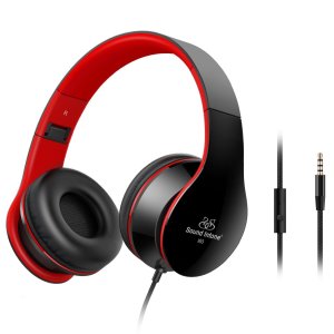Sound Intone Lightweight Folding 3.5mm Stereo Over-ear Portable Stretch Headsets