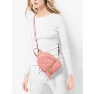 Rhea Extra-Small Quilted-Leather Backpack  @ Michael Kors