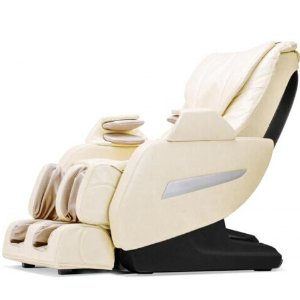 Brown Full Body Zero Gravity Shiatsu Massage Chair Recliner 3D Massager Heat