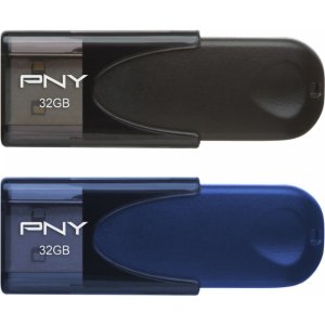PNY Attaché 32GB USB 2.0 Flash Drives (2-Pack)