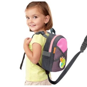 BRICA By-My-Side Safety Harness Backpack, Pink