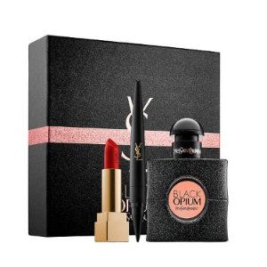 Sephora精选YSL黑鸦片香水套装热卖