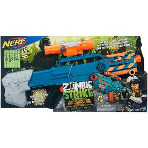 Nerf Zombie Strike ZED Squad Longshot CS-12 Blaster