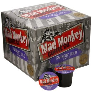 Mad Monkey Coffee Capsules, Swingin Bold, 48 Count