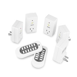 Intey Wireless Remote Control Outlet Electrical Switch (5Rx-2Tx )